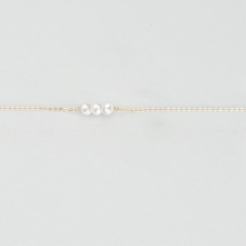 Natural pearl bracelet