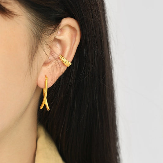 925 cross shape pierce