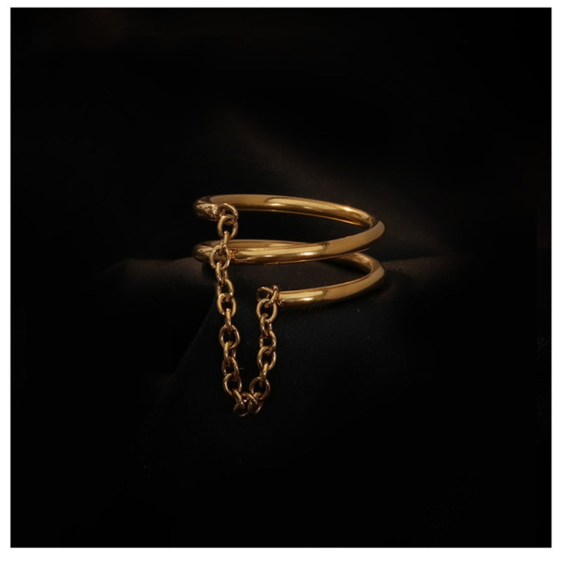 Layering chain ring