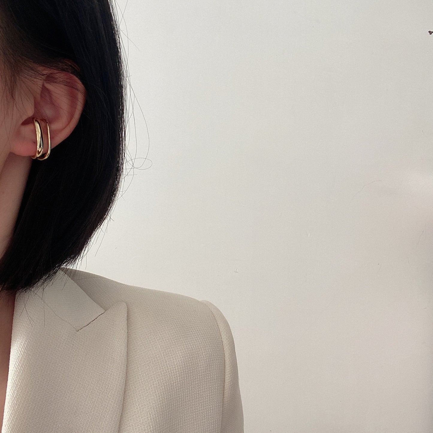 Double U clip ear cuff