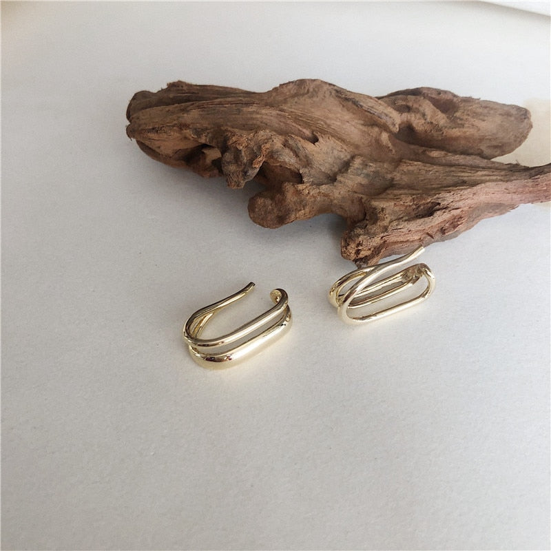 Double U clip ear cuff