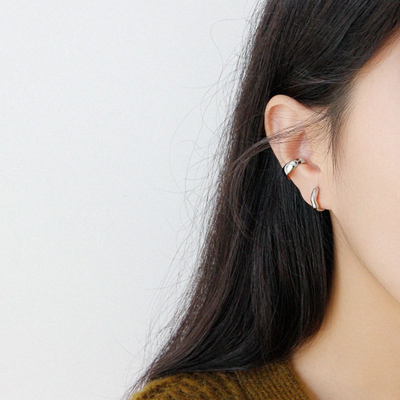 925 wave hoop pierce