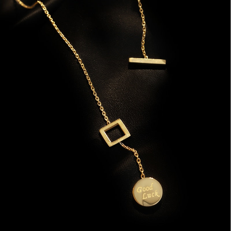 Coin pendant choker