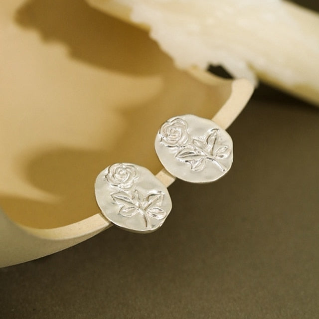 925 rose plate pierce