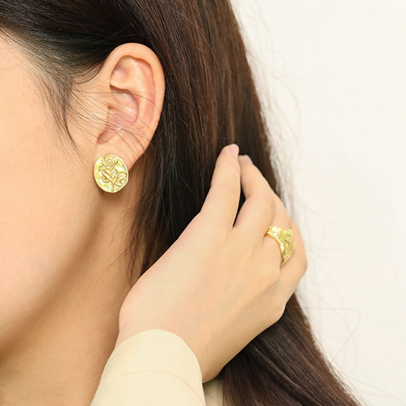 925 rose plate pierce