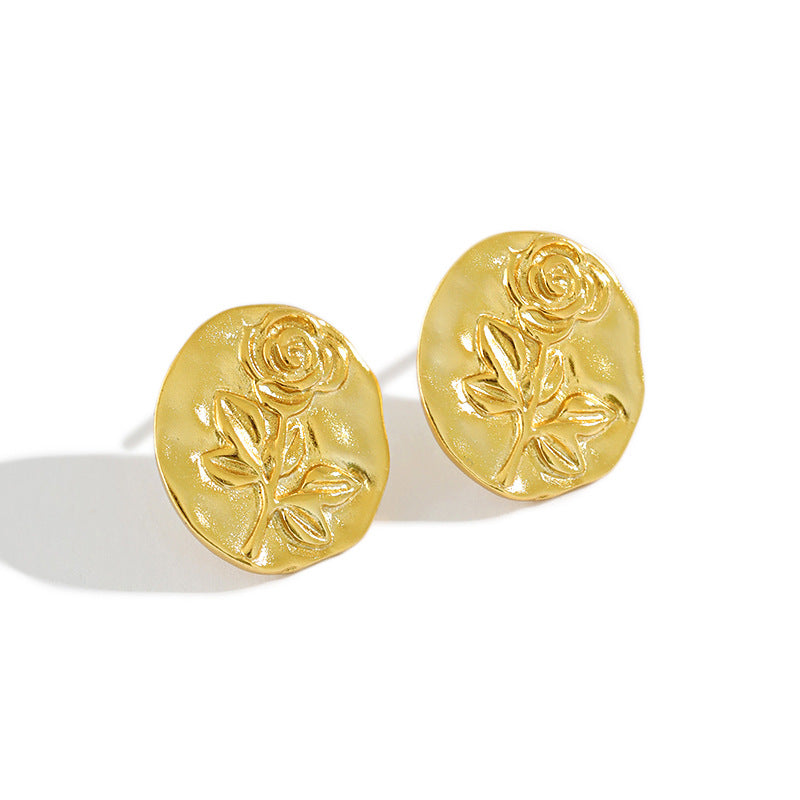 925 rose plate pierce