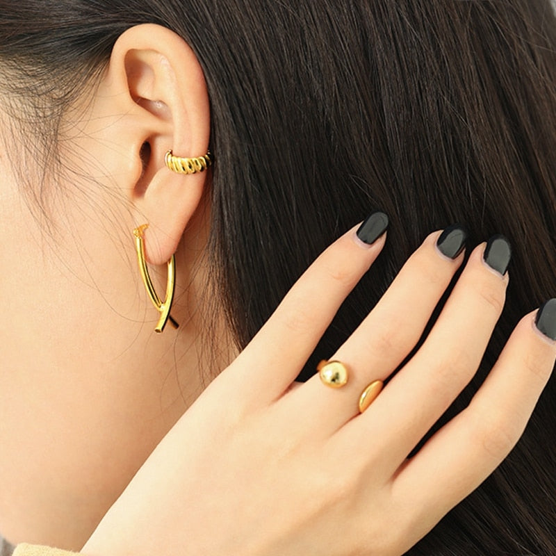 925 cross shape pierce