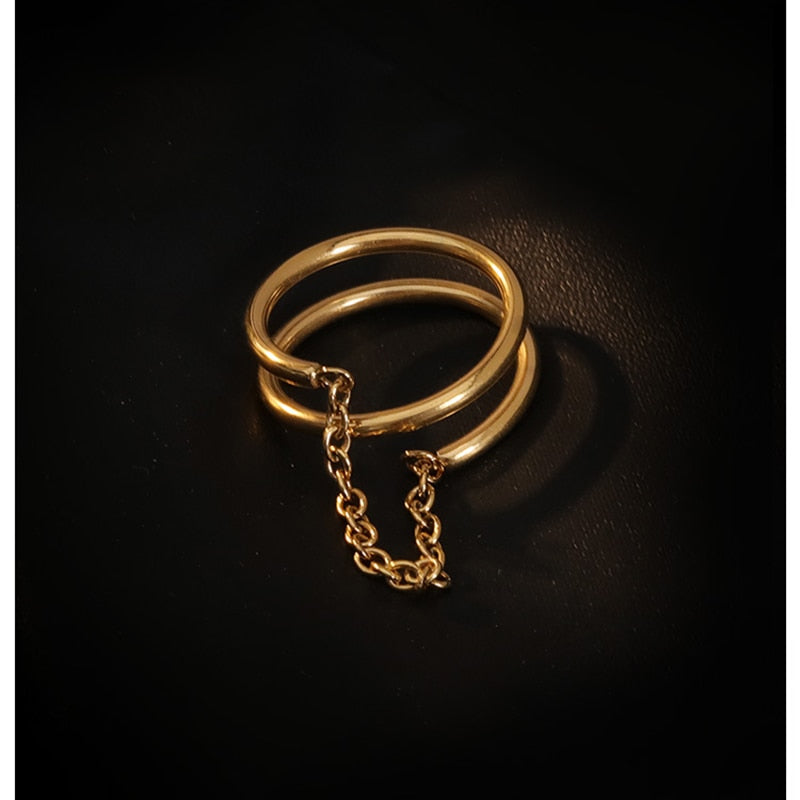 Layering chain ring