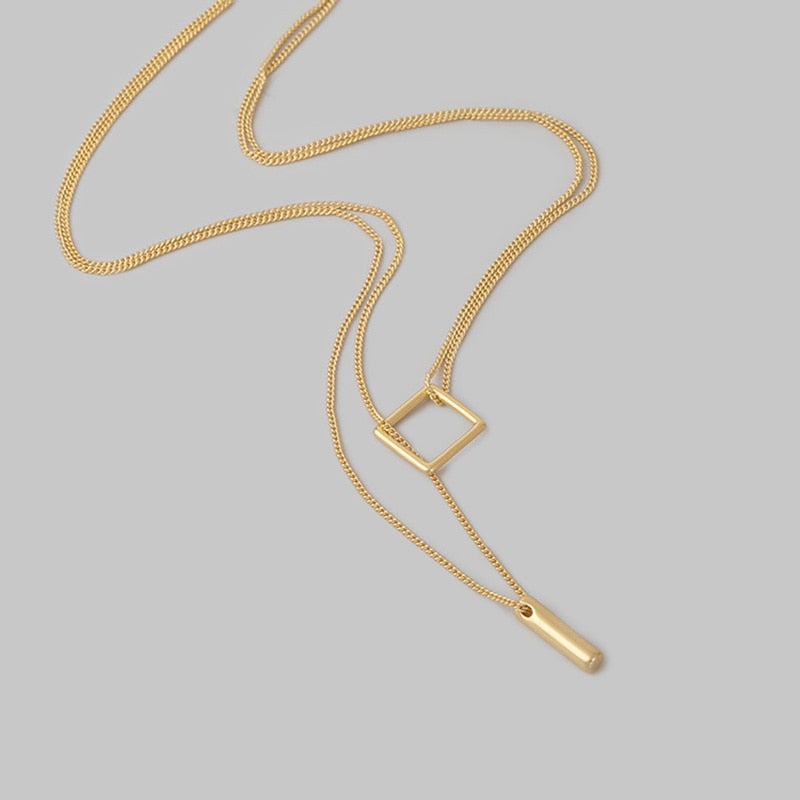 Square layered choker