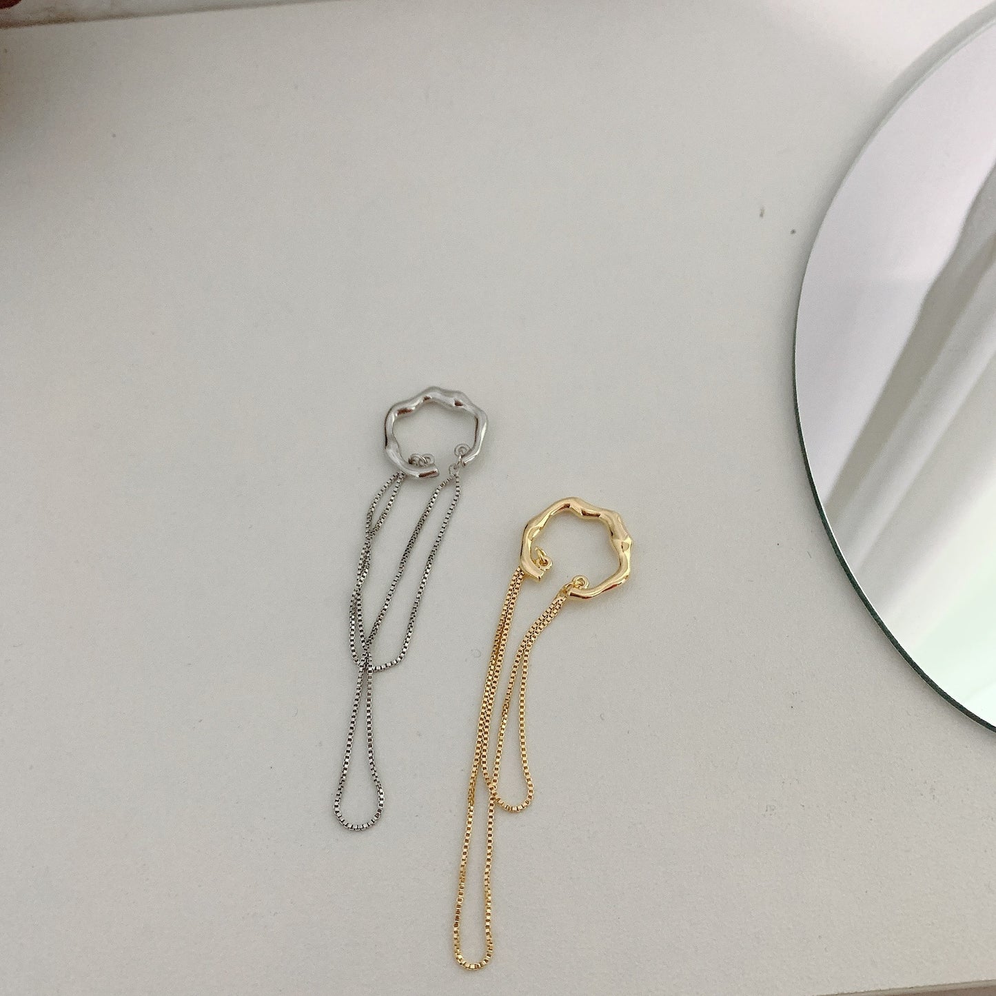 tassel chain ear cuff