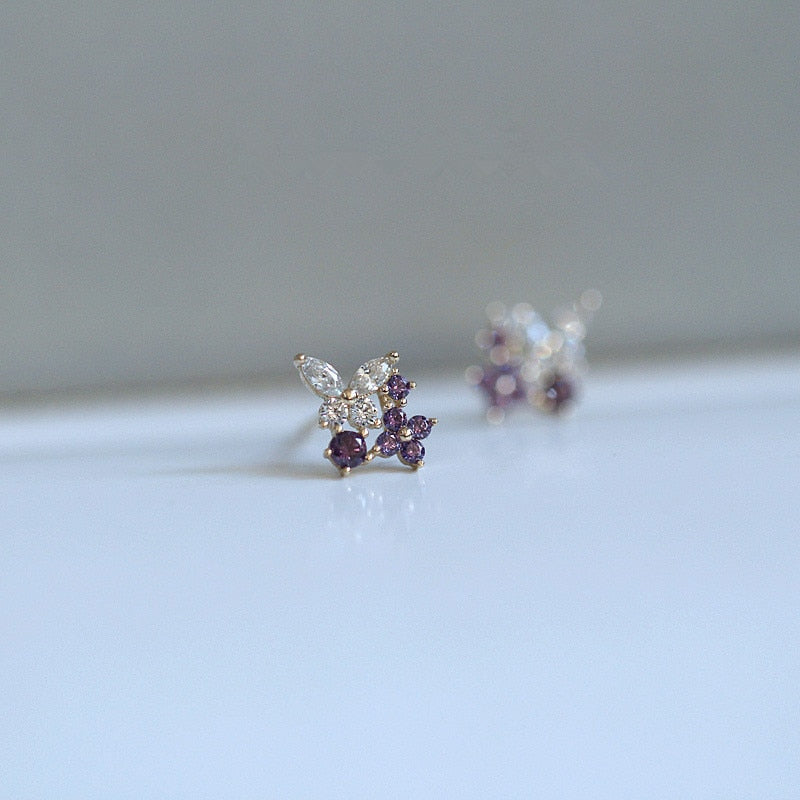 Lavender butterfly pierce