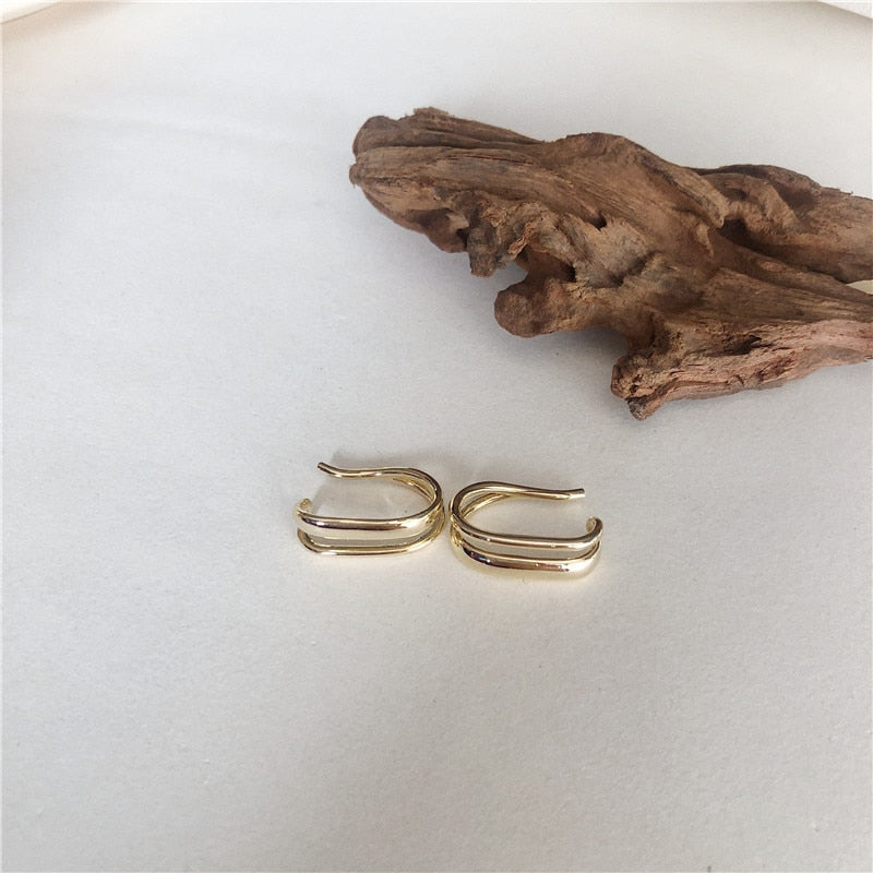 Double U clip ear cuff