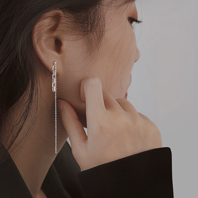 925 long chain tassel pierce