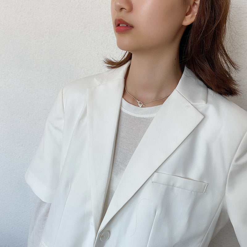 925 clavicle chain choker