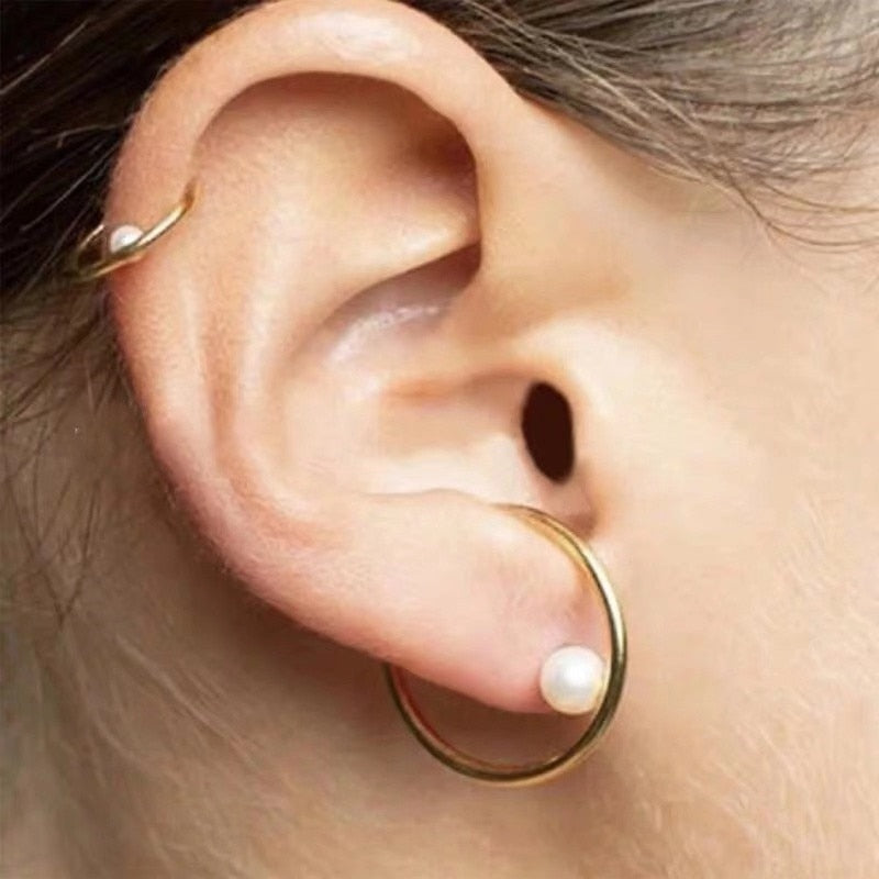 Open circle ear cuff